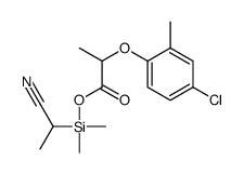 [1-cyanoethyl(dimethyl)silyl] 2-(4-chloro-2-methylphenoxy)propanoate Structure