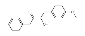 3-hydroxy-4-(4'-methoxyphenyl)-1-phenylbutan-2-one Structure