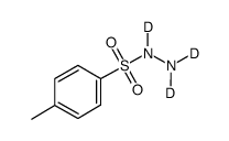对甲苯磺酰肼-D3结构式