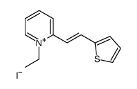 1-ethyl-2-(2-thiophen-2-ylethenyl)pyridin-1-ium,iodide结构式