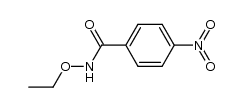 ethyl p-nitrobenzohydroxamate Structure