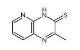 (9CI)-2-甲基吡啶并[2,3-b]吡嗪-3(4H)-硫酮结构式