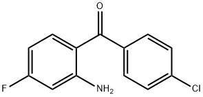 (2-Amino-4-fluorophenyl)(4-chlorophenyl)methanone结构式