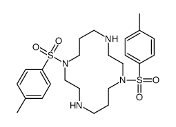 1,8-bis-(4-methylphenyl)sulfonyl-1,4,8,11-tetrazacyclotetradecane Structure