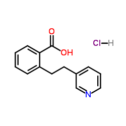 2-[2-(3-Pyridinyl)ethyl]benzoic acid hydrochloride (1:1)结构式