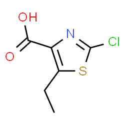 2-Chloro-5-ethyl-1,3-thiazole-4-carboxylic acid Structure