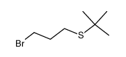 3-bromopropyl 1,1-dimethylethyl thioether Structure