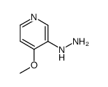 Pyridine, 3-hydrazino-4-methoxy- (9CI) Structure