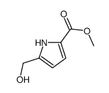 5-(羟甲基)-1H-吡咯-2-羧酸甲酯结构式