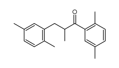 1,3-bis(2,5-dimethylphenyl)-2-methyl-1-propanone Structure