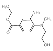 Ethyl 3-amino-4-[(2-hydroxyethyl)(methyl)amino]-benzoate Structure
