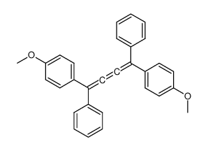 1-methoxy-4-[4-(4-methoxyphenyl)-1,4-diphenylbuta-1,2,3-trienyl]benzene结构式
