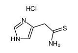 4(5)-(2-amino-2-thioxoethyl)imidazole hydrochloride Structure