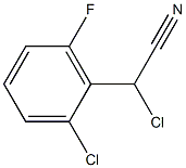 2-氯-2-(2-氯-6-氟苯基)乙腈结构式