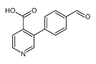 3-(4-formylphenyl)pyridine-4-carboxylic acid Structure
