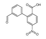 2-(3-formylphenyl)-4-nitrobenzoic acid Structure