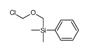 chloromethoxymethyl-dimethyl-phenylsilane Structure