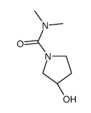 (S)-3-羟基-N,N-二甲基吡咯烷-1-羧酰胺结构式