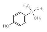 4-(三甲硅基)苯酚结构式