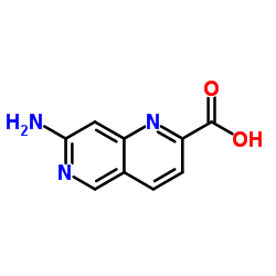 7-Amino-1,6-naphthyridine-2-carboxylic acid Structure