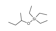 triethyl(sec-butoxy)silane Structure