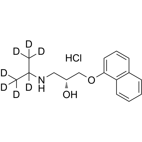 (R)-Propranolol-d7 Structure