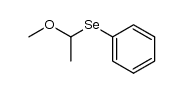 1-methoxy-1-(phenylseleno)ethane结构式