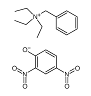 triethylbenzylammonium 2,4-dinitrophenolate Structure