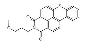 2-(3-methoxypropyl)-1H-thioxantheno[2,1,9-def]isoquinoline-1,3(2H)-dione Structure