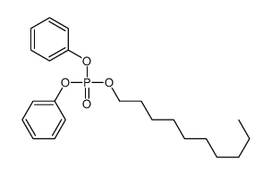 decyl diphenyl phosphate Structure