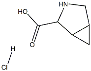 3-azabicyclo[3.1.0]hexane-2-carboxylic acid hydrochloride Structure