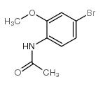 N-(4-溴-2-甲氧基苯基)乙酰胺结构式