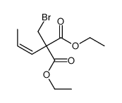 diethyl 2-(bromomethyl)-2-prop-1-enylpropanedioate Structure
