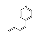 Pyridine, 4-(2-methyl-1,3-butadienyl)-, (Z)- (9CI) Structure