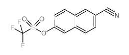 6-氰基-2-萘基三氟甲磺酸酯结构式