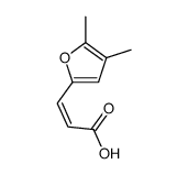 (E)-3-(4,5-dimethylfuran-2-yl)prop-2-enoic acid结构式