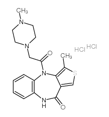 Telenzepine dihydrochloride structure