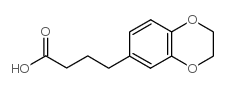 4-(2,3-二氢-1,4-二恶因-6)丁酸结构式