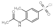 4-(乙酰基氨基)-3-甲基苯磺酰氯结构式