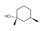 trans-1,3-dimethylcyclohexanol结构式