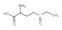 DL-乙硫氨酸亚砜结构式