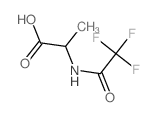 Alanine, N-(trifluoroacetyl)-结构式
