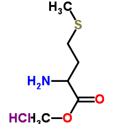 2-氨基-4-(甲硫基)丁酸甲酯盐酸盐结构式