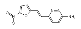 6-[(E)-2-(5-nitrofuran-2-yl)ethenyl]pyridazin-3-amine Structure