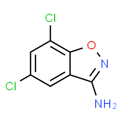 5,7-Dichlorobenzo[d]isoxazol-3-amine Structure