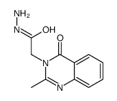 2-(2-methyl-4-oxoquinazolin-3-yl)acetohydrazide结构式