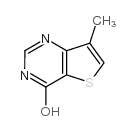 7-甲基噻吩并[3,2-d]嘧啶-4(1H)-酮结构式