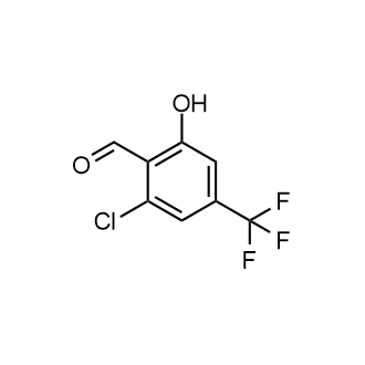 2-Chloro-6-hydroxy-4-(trifluoromethyl)benzaldehyde Structure