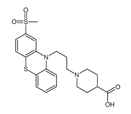 美托哌丙嗪酸;美托咪嗪酸结构式