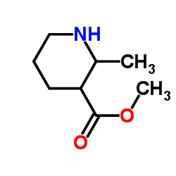 2-甲基-哌啶-3-羧酸甲酯结构式